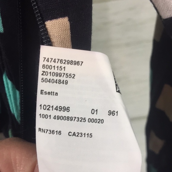 BOSS HugoBoss Esetta CubeGeometric Print MidiDress • size S - Picture 10 of 15